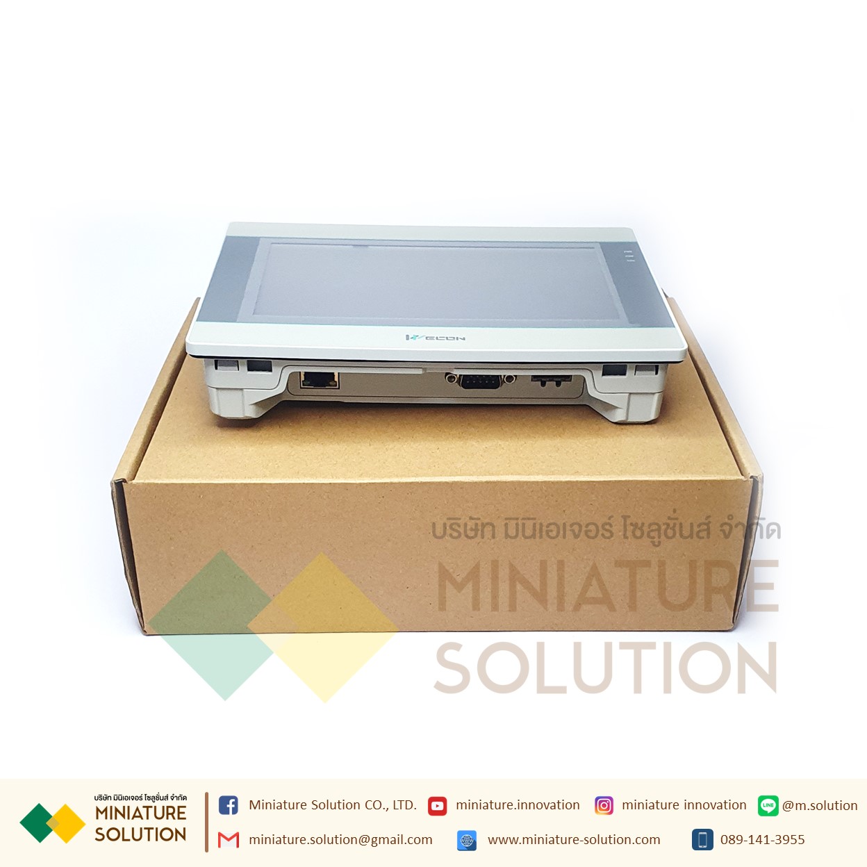 Wecon PI3070ig HMI จอ HMI IOT หน้าจอแสดงผล ขนาด 7 นิ้ว SUPPORT IIoT Vnet PI3070ig (WIFI) (HMI)