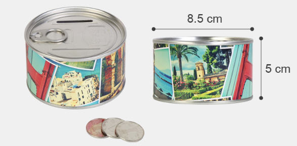 กระปุกออมสิน,สกรีนโลโก้,สกรีนโลโก้กระปุกออมสิน,กระป๋องเหล็ก,กล่องเหล็ก,ขั้นต่ำ1,000ชิ้น