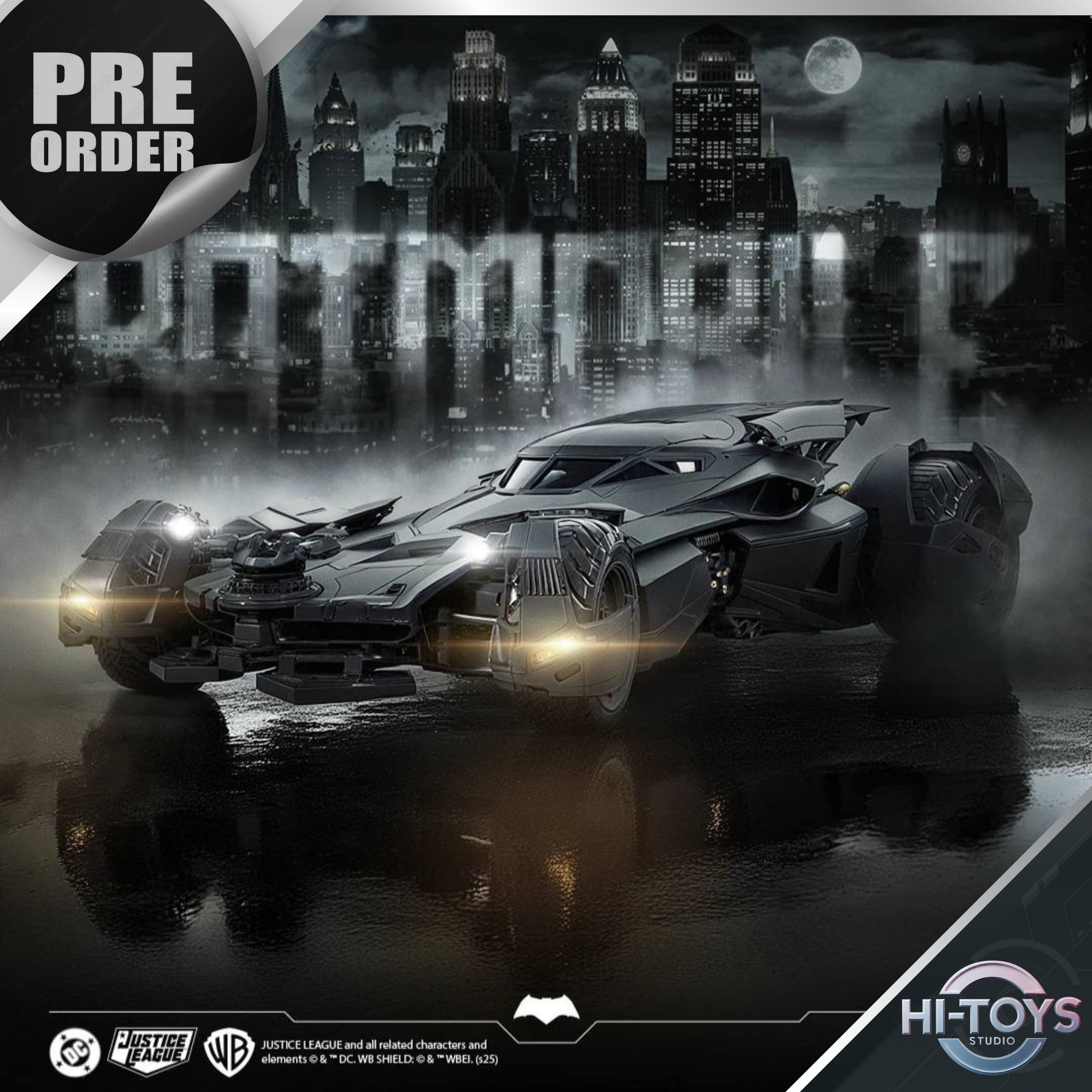 [9-10-2025] PRE ORDER - 𝗬𝘂𝗮𝗻𝘆𝗲 𝗖𝘂𝗹𝘁𝘂𝗿𝗲 𝘅 𝗫𝗶𝘄𝗮𝗻𝘀𝗵𝗲 - 1/12 Justice League BvS BATMOBILE