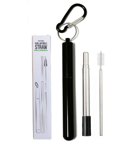 หลอดสแตนเลส,หลอดพับได้,หลอดพกพา,ชุดหลอดสแตนเลส,หลอดสแตนเลส