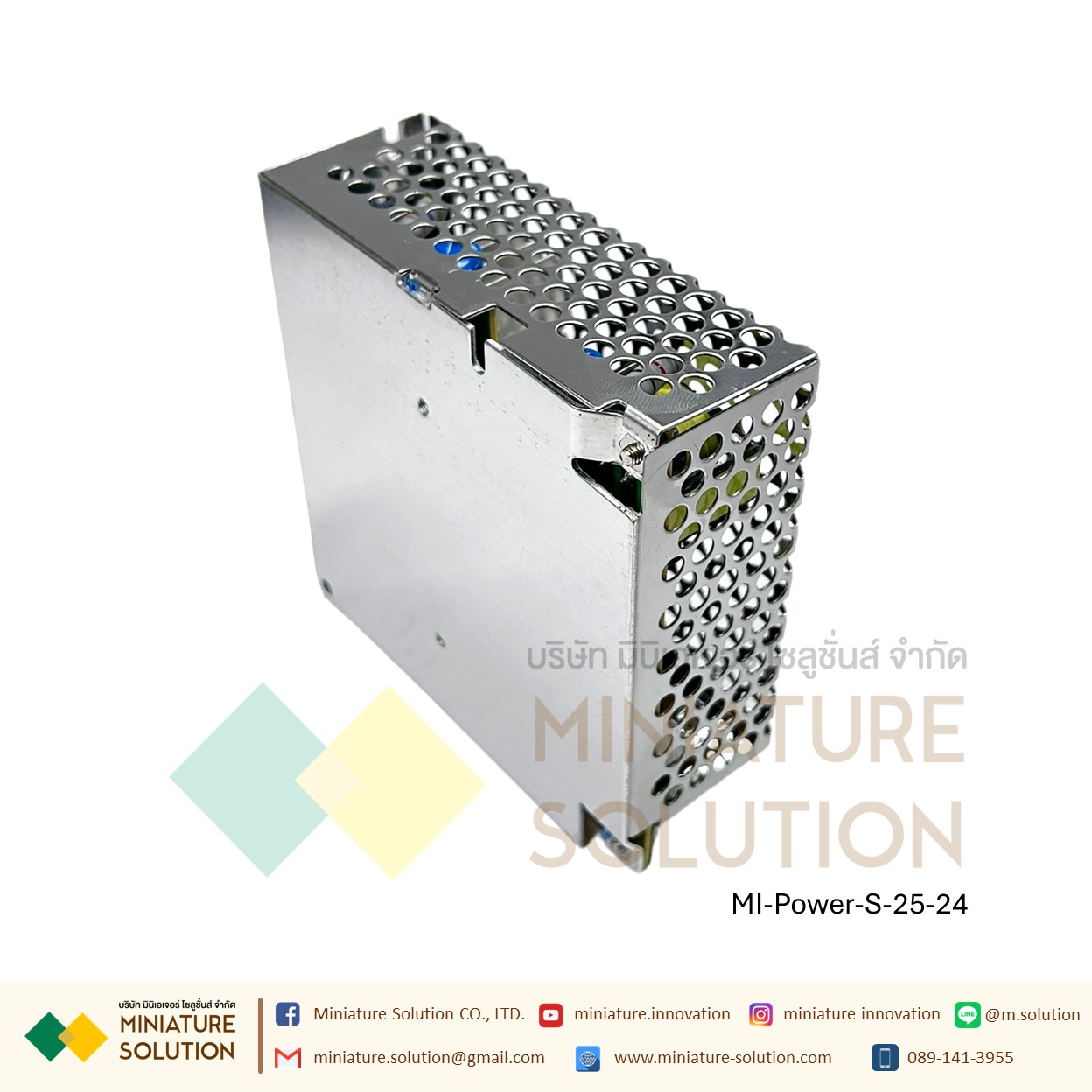 Power Supply สวิตชิ่งเพาเวอร์ซัพพลาย Switching Power Supply S-35-24V/5V/12V15V36V35W24V1.5A 5V7A 12V3A 36V1A (S-25-24V)(1.1A)