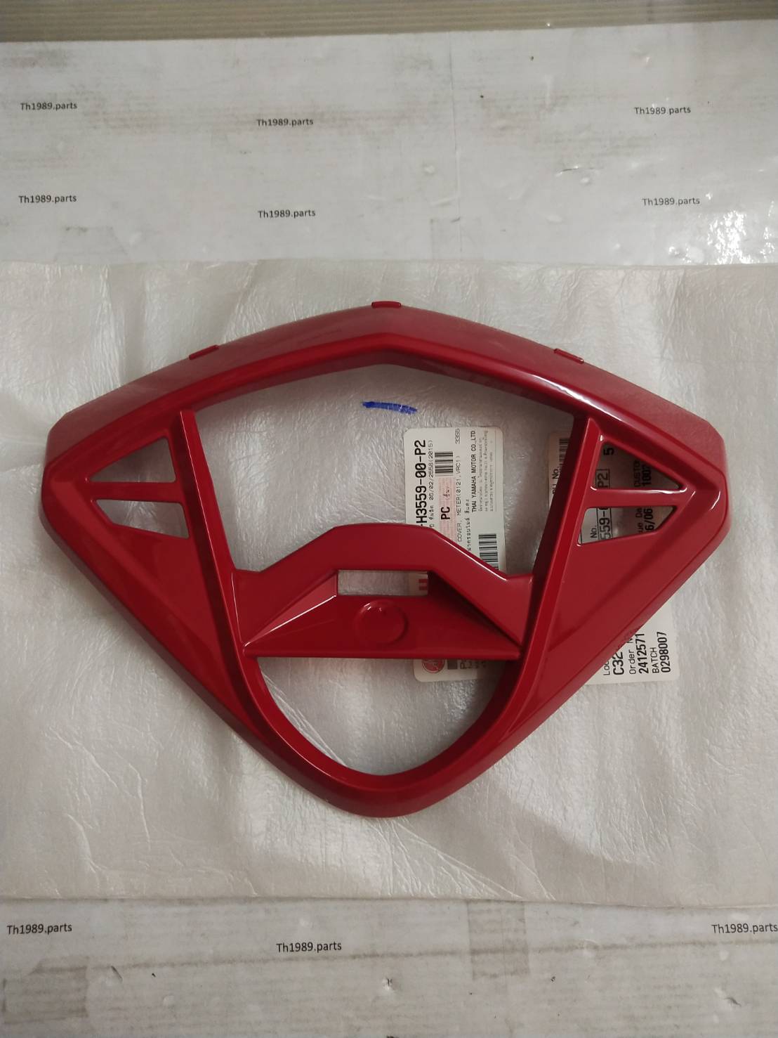 ฝาครอบไมล์ สีแดง สำหรับรุ่น MIO125,MIO125I อะไหล่แท้ YAMAHA 33S-H3559-00-P2