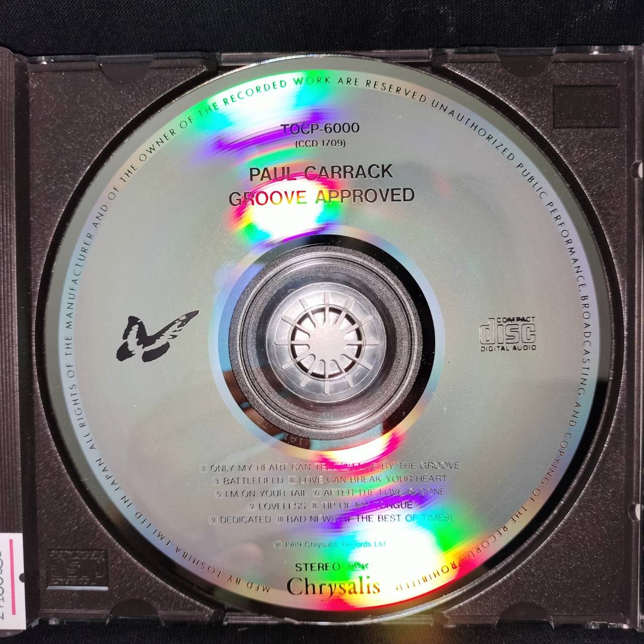 Paul Carrack – Groove Approved / JAPAN / แผ่นดี / มี Obi
