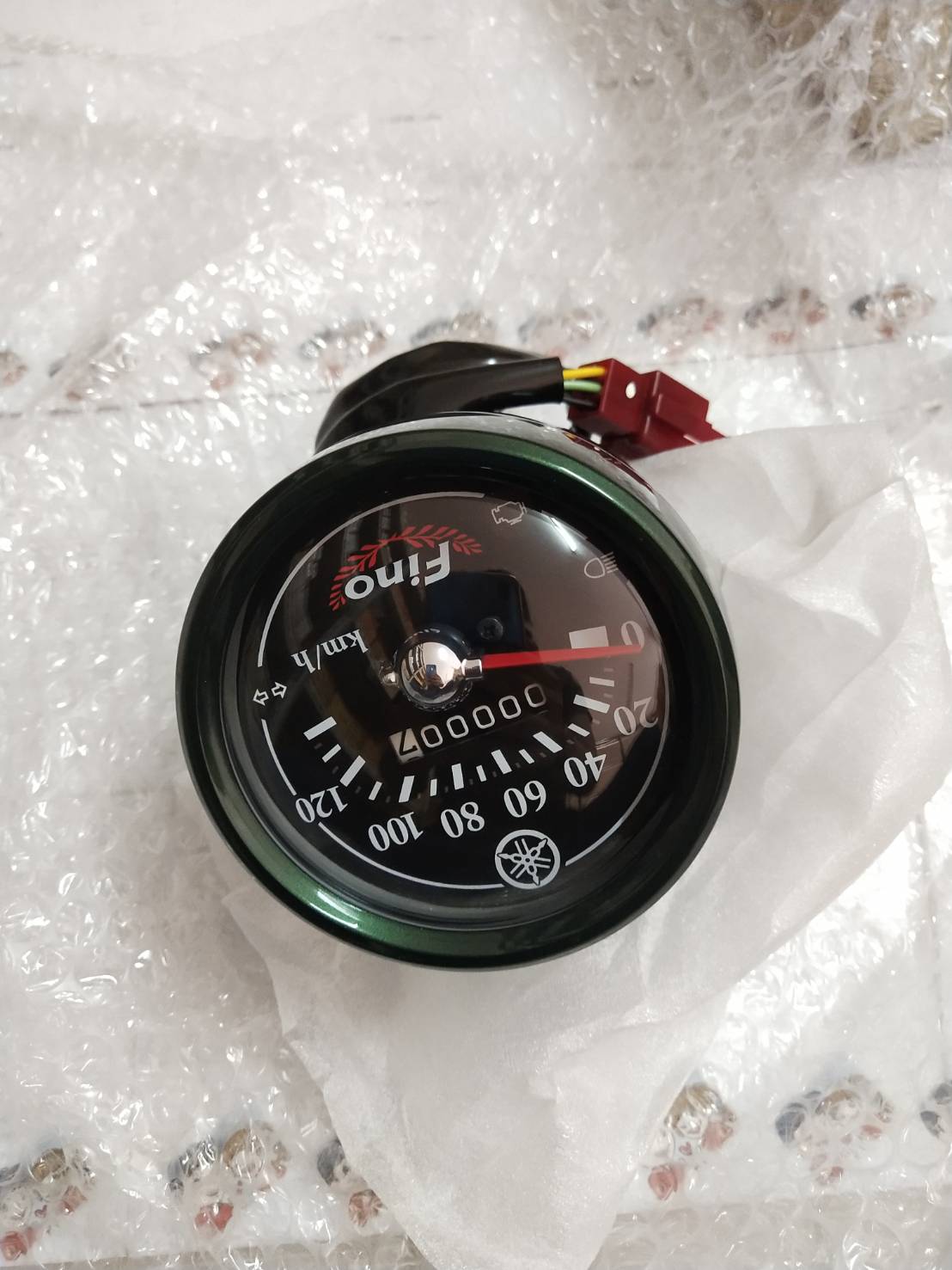 ชุดเรือนไมล์ สีเขียว/ดำ ฟีโน่คาร์บูเกจ์แยก FINO อะไหล่แท้ YAMAHA 20B-H3570-20