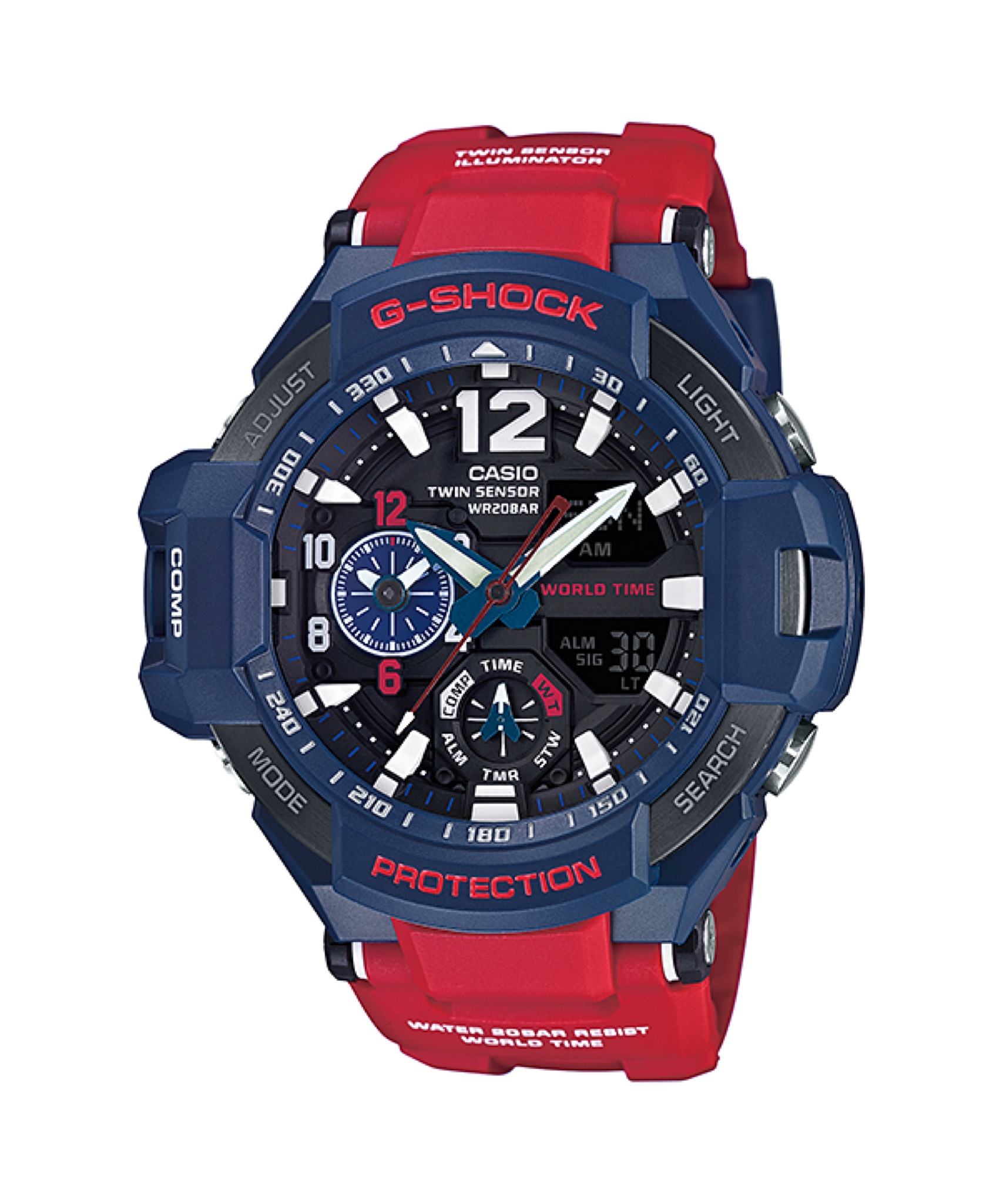CASIO G-SHOCK นาฬิกาข้อมือ นาฬิกากันน้ำ นาฬิกาของแท้ ประกันศูนย์ CMG 1 ปี GA-1100-2A ดำ