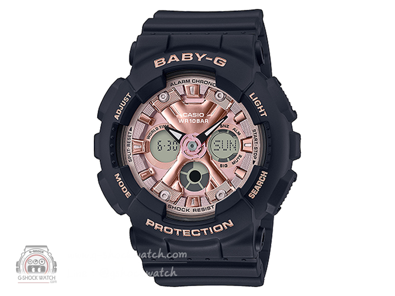 CASIO BABY-G นาฬิกาข้อมือ นาฬิกากันน้ำ นาฬิกาของแท้ ประกันศูนย์ CMG 1 ปี รุ่น BA-130-1A4
