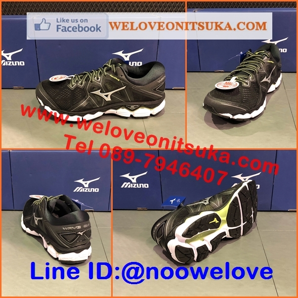 Mizuno Wave Sky2 สีดำ ยอดรองเท้าวิ่ง สำหรับหน้าเท้ากว้าง 2E หรูหรา สีสวย พื้นหนานุ่ม ใส่สบายเท้า น่าใช้ J1GC181104
