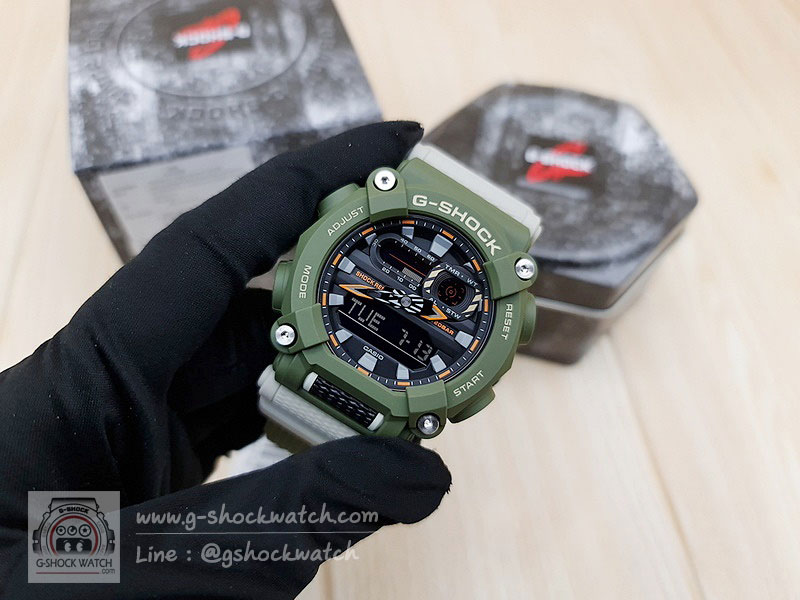 CASIO G-SHOCK นาฬิกาข้อมือ นาฬิกากันน้ำ นาฬิกาของแท้ ประกันศูนย์ CMG 1 ปี รุ่น GA-900HC-3A