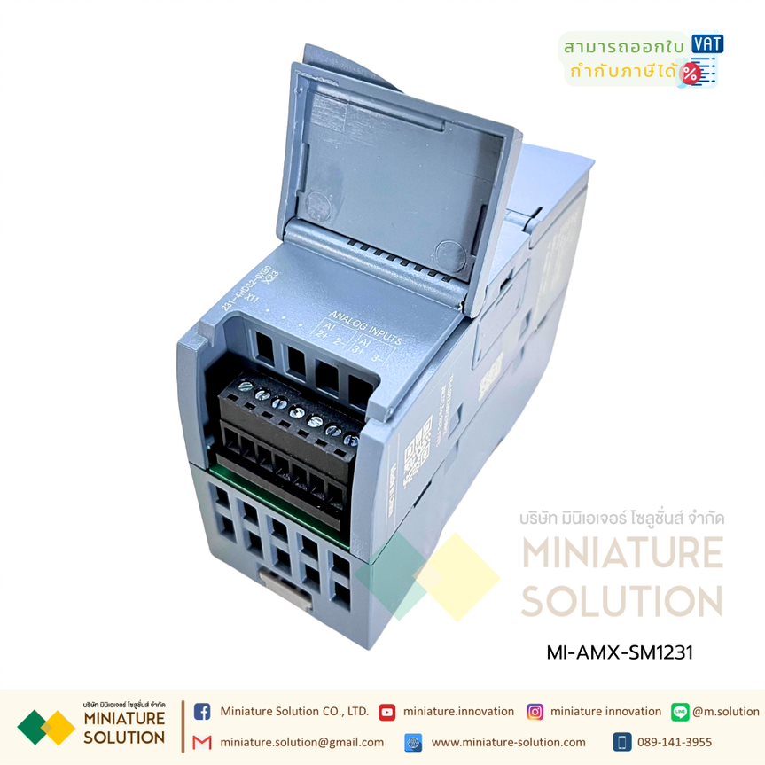 Amsamotion S7-1200, Analog input, SM 1231, 8 AI : 231-4HF32-0XB0 Analog_8 inputs, 13-bit resolution
