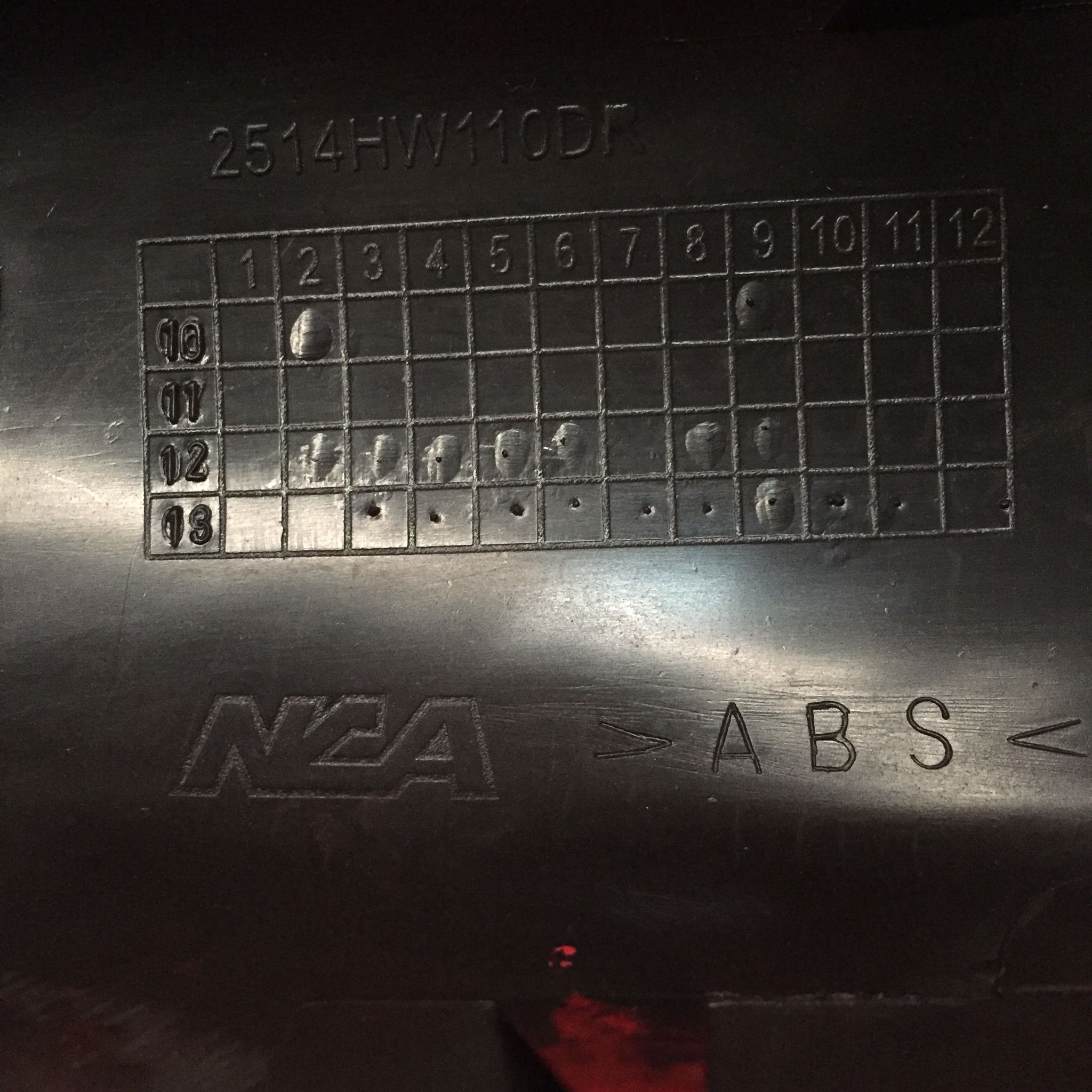 ฝาครอบโชคหน้า R สีแดงใหม่ 263 สำหรับรุ่น WAVE110 ดีสเบรค อะไหล่เทียบ NCA (นำเจริญ) 2514HW110DR