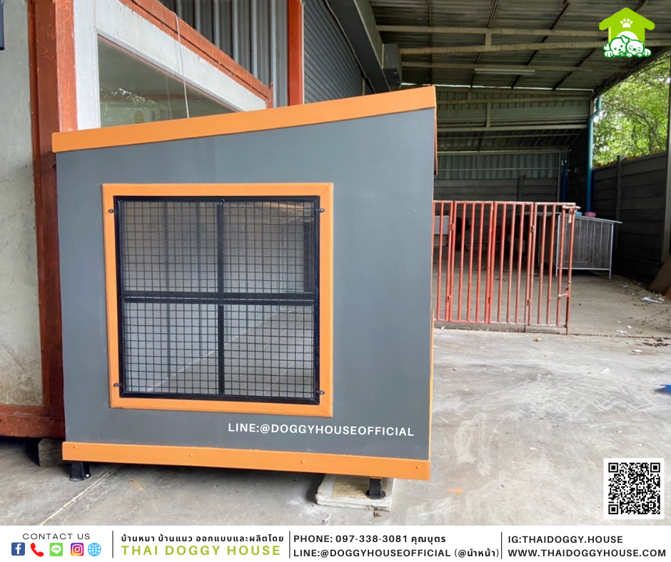 บ้านหมา หลังใหญ่ แบบบ้าน Box Style
