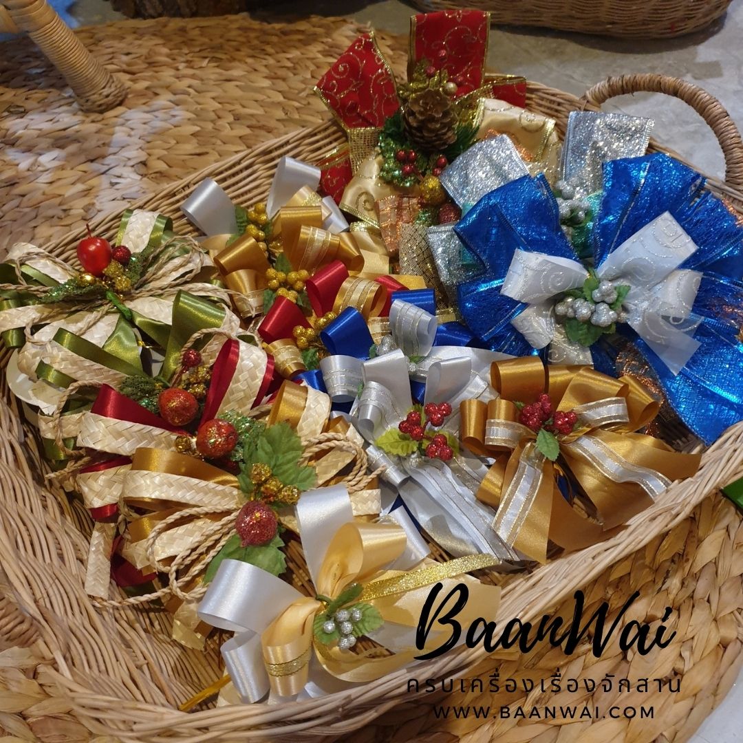 โบว์ตอก โบว์-ขนาดกลาง โบว์ติดของขวัญ