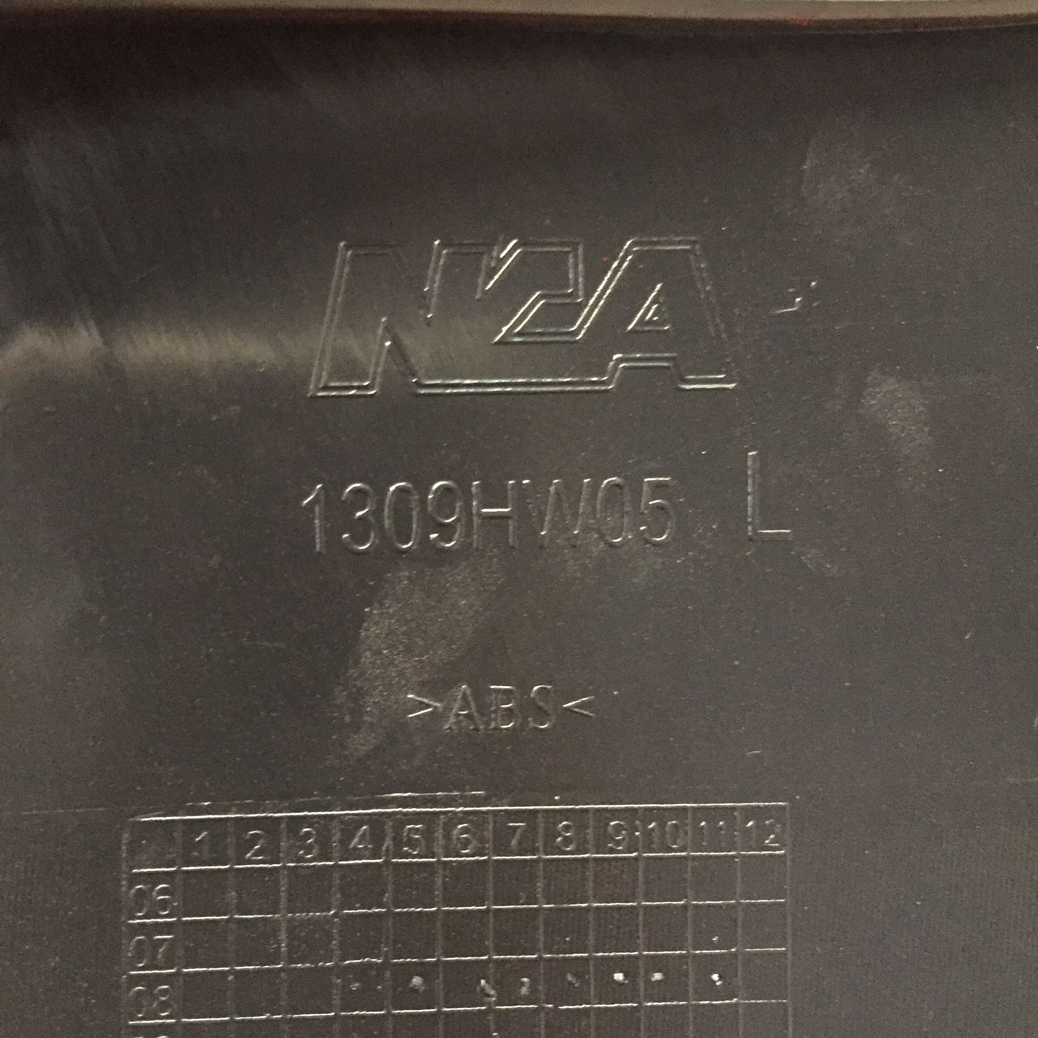 คอนโซลข้าง (บังลมใน) R/L สีแดง R263 สำหรับรุ่น WAVE100 ปี 2005 อะไหล่เทียบ NCA (นำเจริญ) 1309HW05263 รหัสเทียบ : ซ้าย64450-KTL-740ZD/ขวา64400-KTL-740ZD