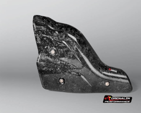 การ์ดกันร้อน คาร์บอน Akrapovic สำหรับใส่กับท่อ ปลายคู่ GP ไทเทเนียม Monster 937