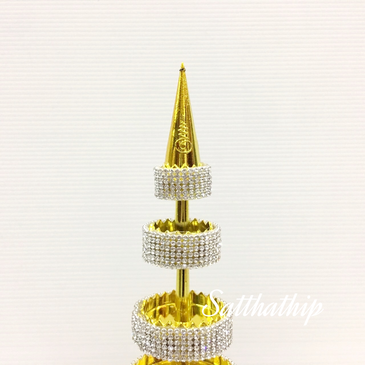 สูง 51 ซม. l ฉัตร - ฉัตรเงินทอง - ฉัตร 9 ชั้น