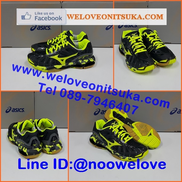 Mizuno Wave Tornado X สีดำตัดเหลือง สุดยอดรองเท้า Indoor นุ่มใส่สบายเท้า รองรับแรงกระแทกอย่างดี หรูหรา น่าใช้ V1GA161293