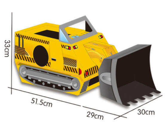 โมเดลรถถังกระดาษ,โมเดลรถตักดินกระดาษ,กระดาษรถถัง,ของเล่นลังกระดาษ,ของเล่นเด็กDIY