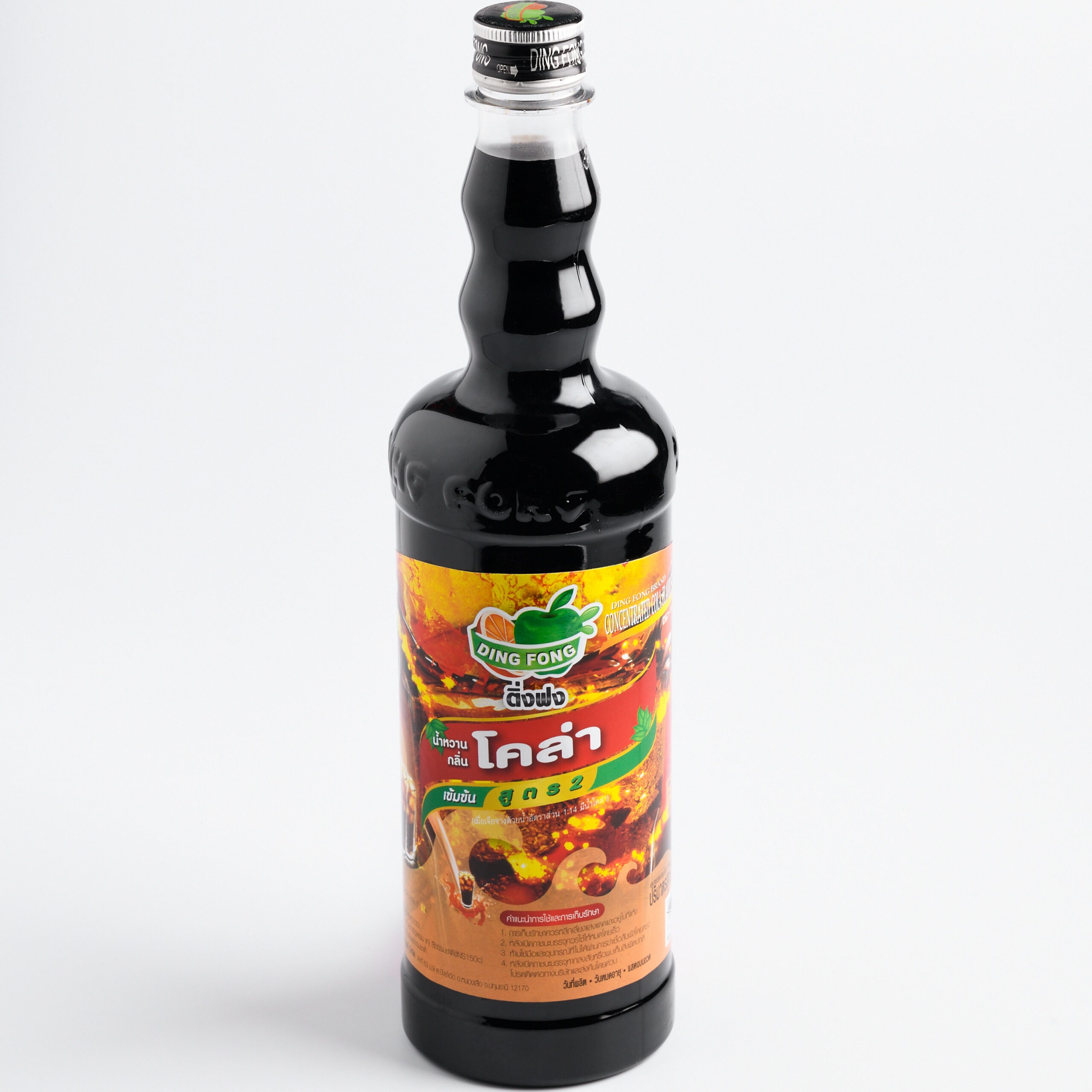 น้ำหวานเข้มข้น กลิ่นโคล่า ตราติ่งฟง Ding Fong Cola Flavored Syrup 760 ml (05-8439)