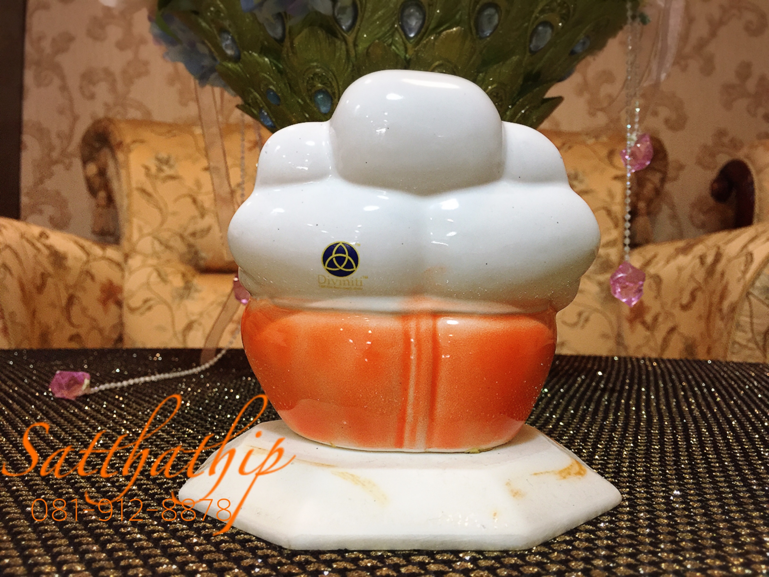 พระพิฆเนศ ปางประทานพร (เซรามิก) ผลิตและนำเข้าจากประเทศอินเดีย - Ganesha: Lord of Success