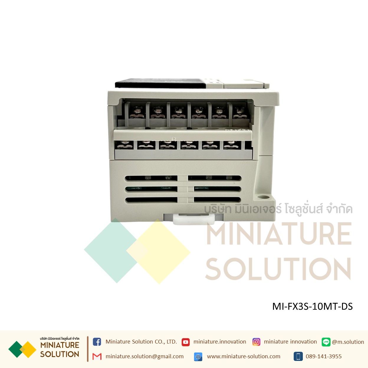 PLC MITSUBISHI MODEL:FX3S-10MT/DS