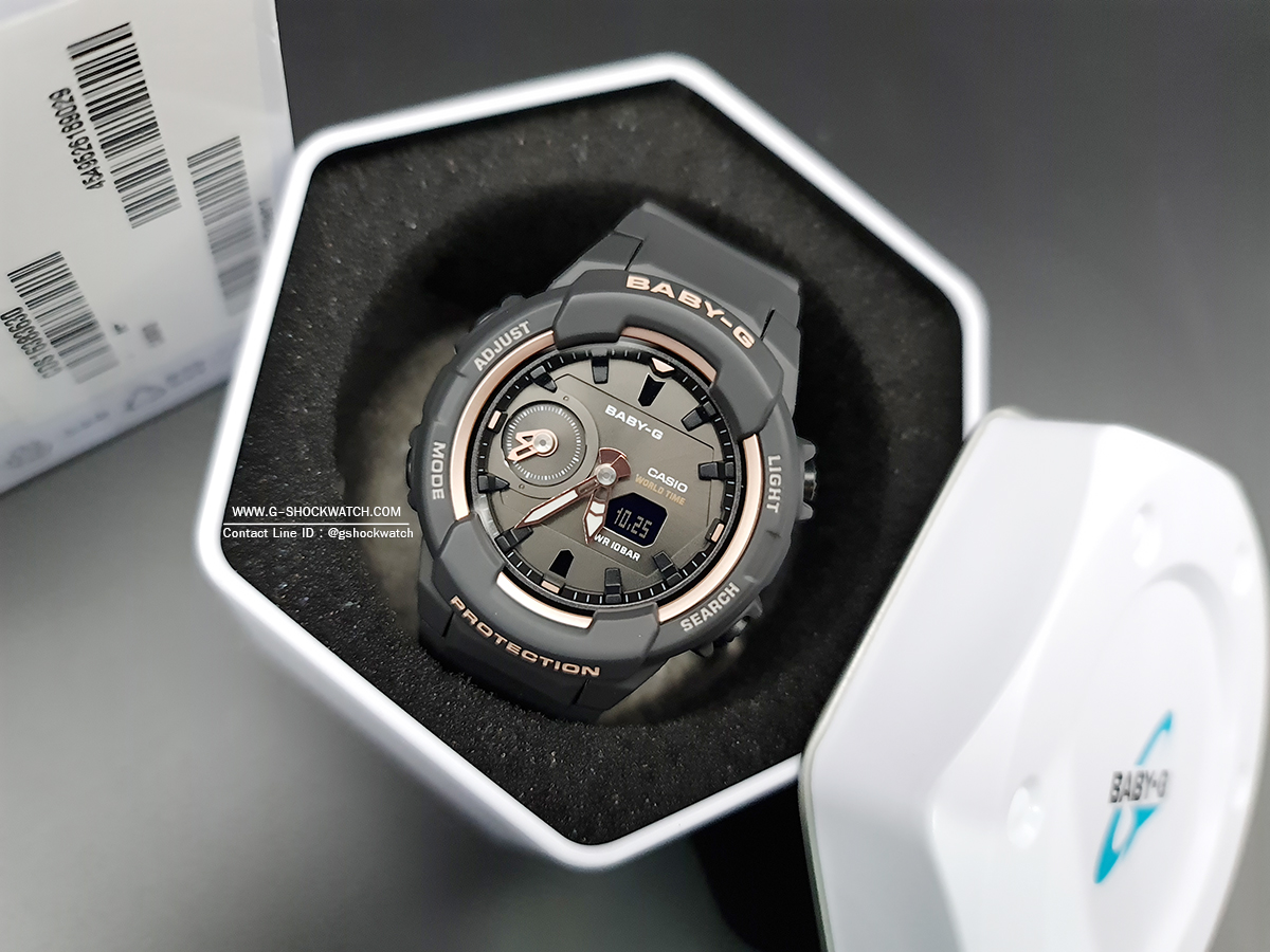 CASIO BABY-G นาฬิกาข้อมือ นาฬิกากันน้ำ นาฬิกาของแท้ ประกันศูนย์ CMG 1 ปี รุ่น BGA-230SA-1A