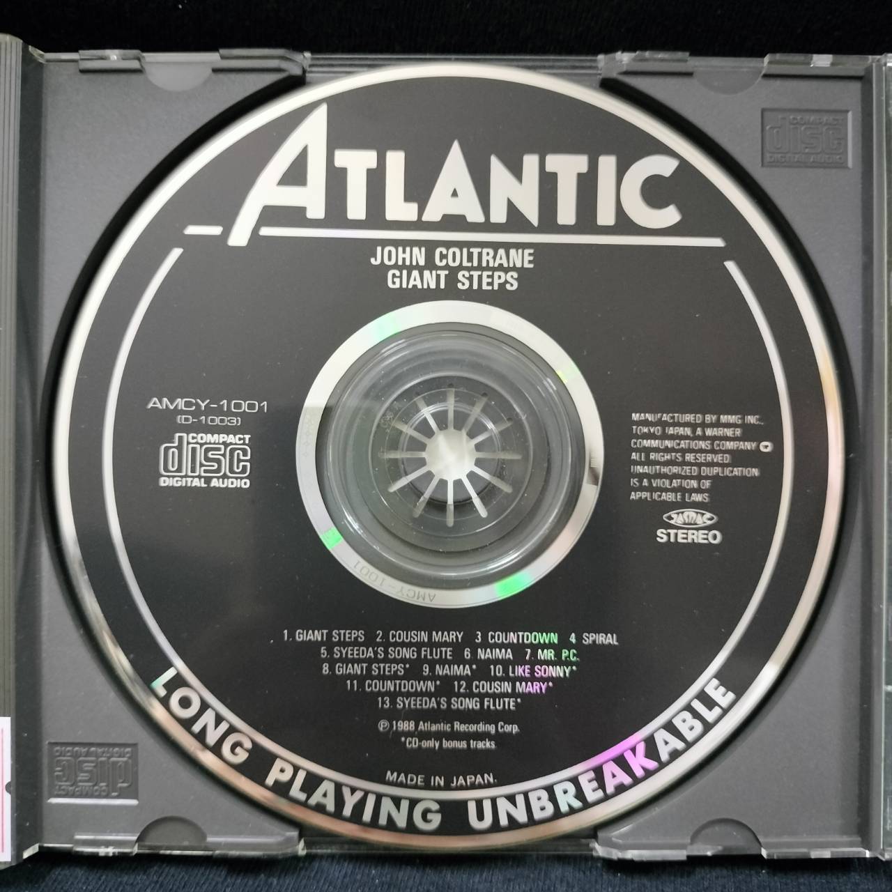 John Coltrane – Giant Steps / JAPAN / ปกในมีจุดเหลือง / แผ่นดี / มี Obi