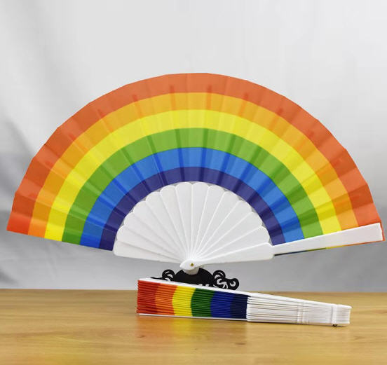 พัด,พัดสีรุ้ง