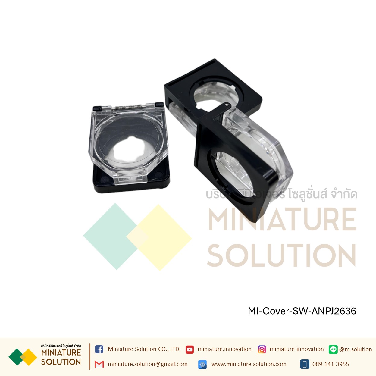 อุปกรณ์เสริมปุ่มสวิตช์ ฝาครอบปุ่มกดสวิตช์ฉุกเฉิน ปุ่มหยุดฉุกเฉิน ฝาครอบป้องกัน แบบใส กล่องคำเตือน ฝาครอบ 22MM