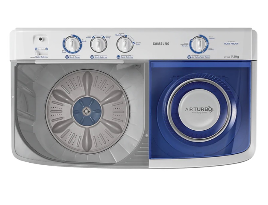 เครื่องซักผ้าฝาบน SAMSUNG รุ่น WT16J8LEC ขนาด 14 kg.