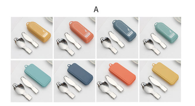 ชุดช้อนส้อมมีดสแตนเลส,ชุดช้อนส้อมพกพา,(3ชิ้น)สกรีนโลโก้,รับผลิตสินค้าพรีเมี่ยม