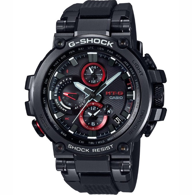 CASIO G-SHOCK นาฬิกาข้อมือ นาฬิกากันน้ำ นาฬิกาของแท้ ประกันศูนย์ CMG 1 ปี MTG-B1000B-1A