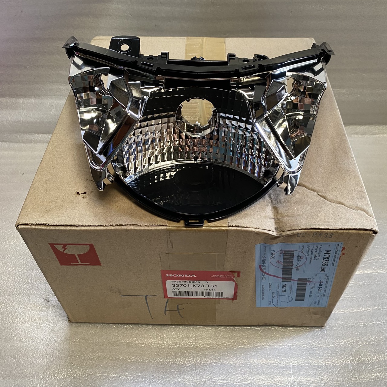 33701-K73-T61 ฐานยึดไฟท้าย WAVE125I 2020 AFS125MSFK TH อะไหล่แท้ HONDA