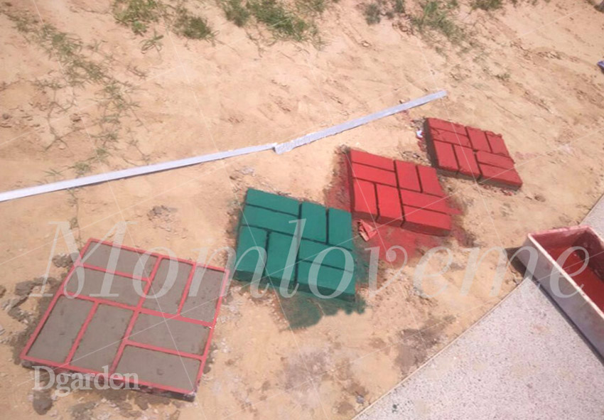 แม่พิมพ์ทางเดิน ลายปาร์เก้ D4