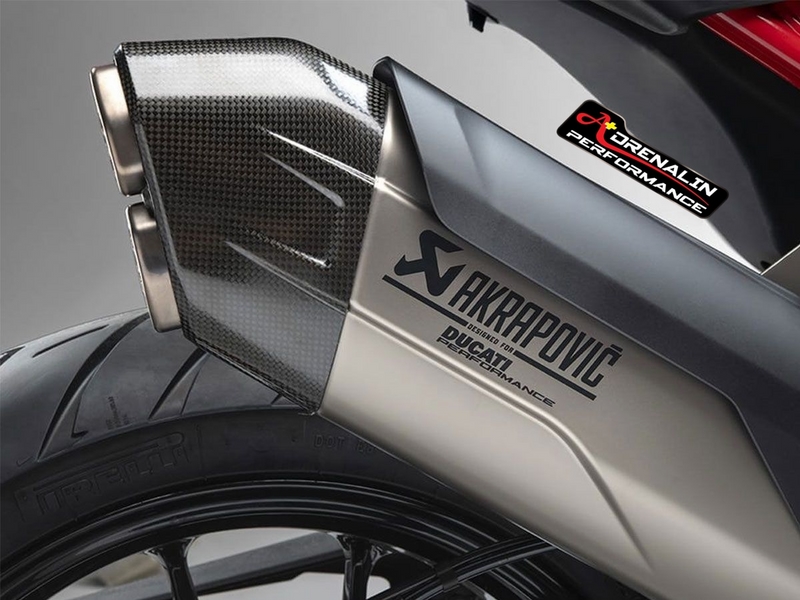 ท่อ Akrapovic สำหรับ Multistrada V4 V4S ภายใต้แบรนด์ Ducti performance (For Exhibition only)
