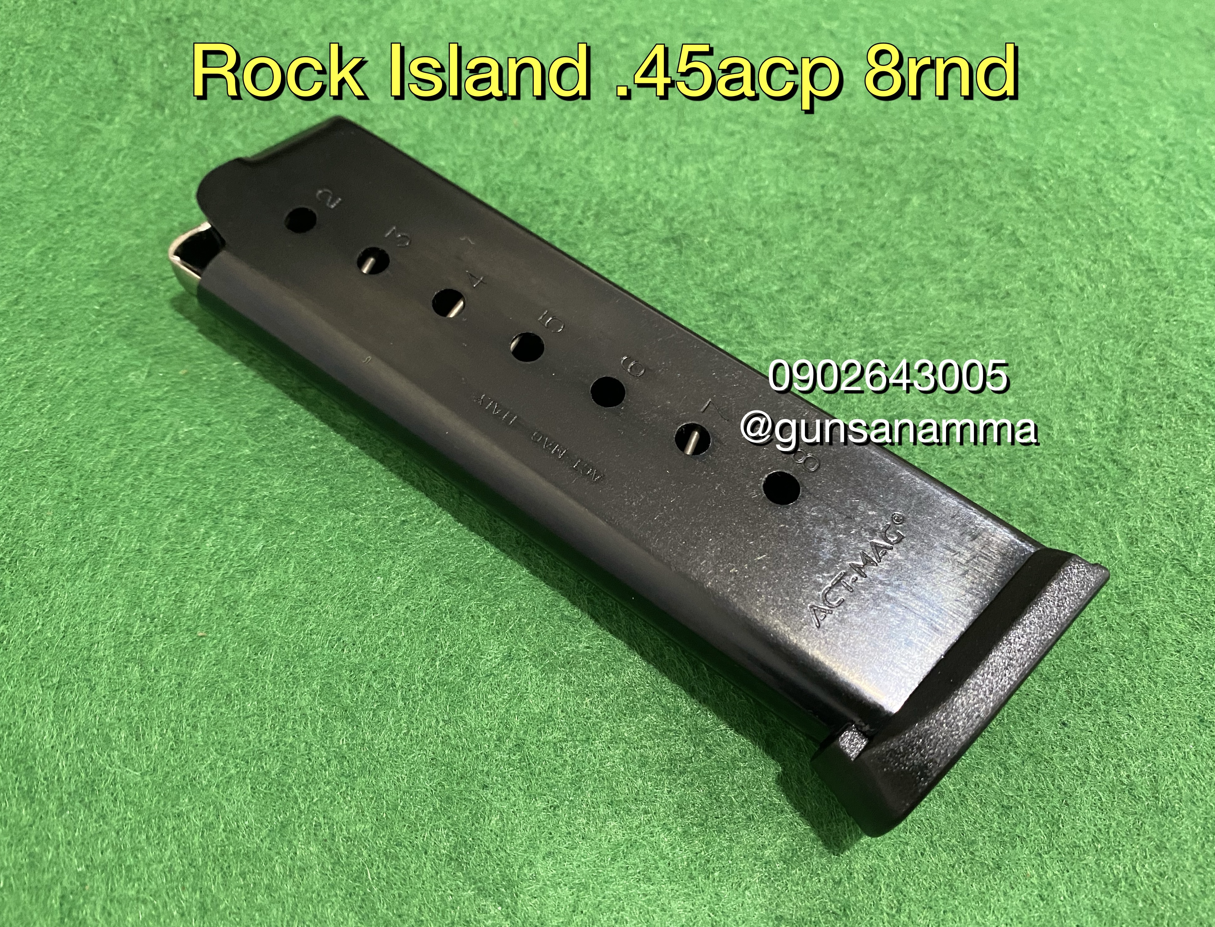แม็กกาซีน RockIsland 1911-.45acp/8นัด
