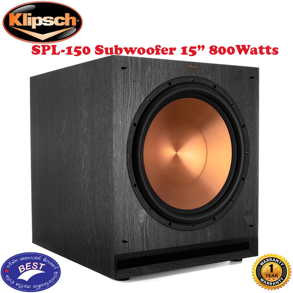 Klipsch KLIPSCH SPL-150 ตู้ลำโพงซับวูฟเฟอร์ ขนาด 15 นิ้ว 800 วัตต์ 15"