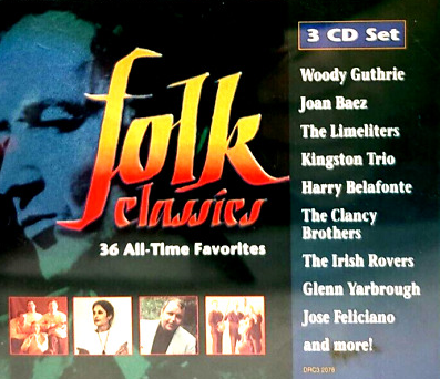 Various – Folk Classics 36 All Time Favorites / USA / 3CD / แผ่นสวย