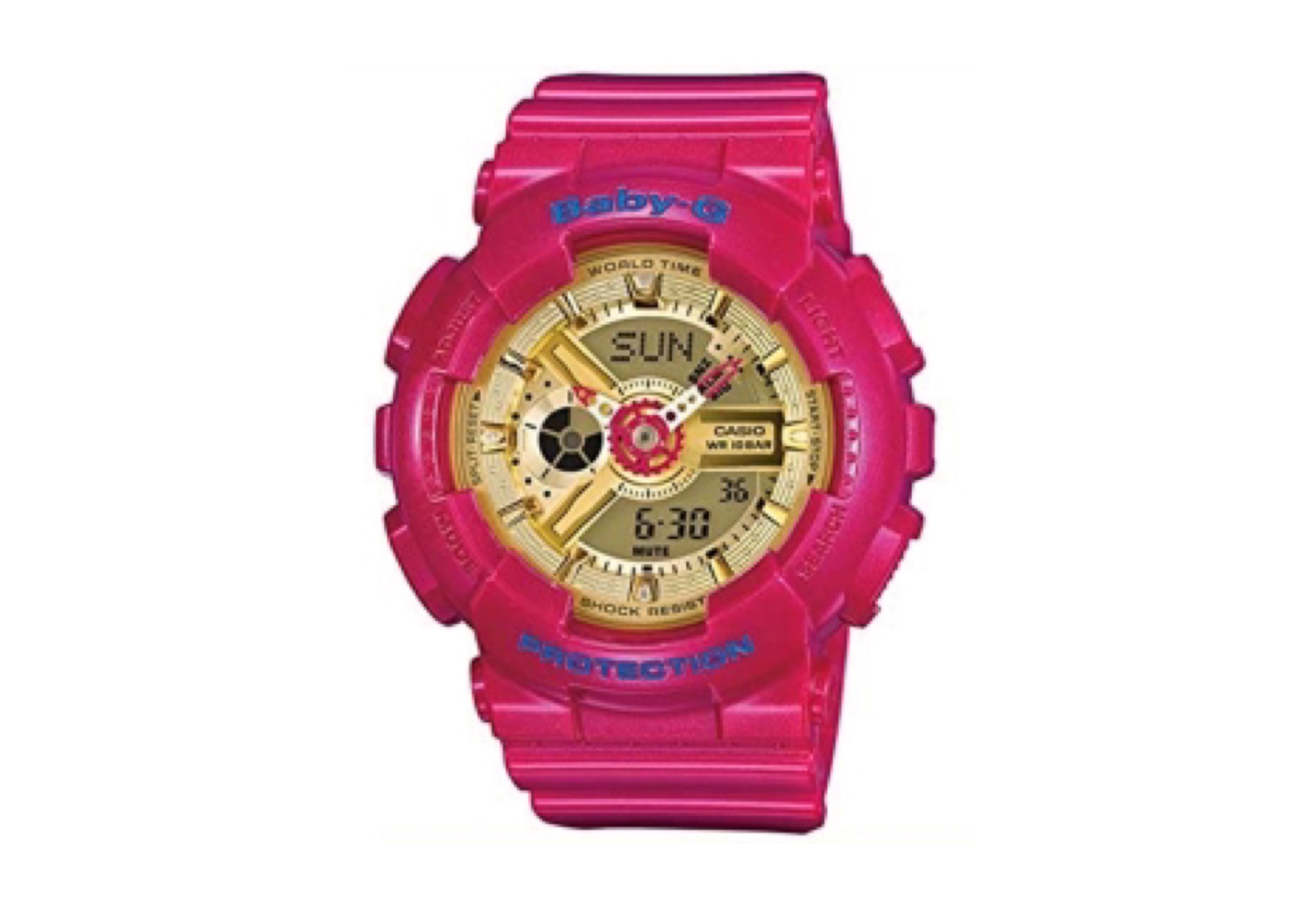 CASIO BABY-G นาฬิกาข้อมือ นาฬิกากันน้ำ นาฬิกาของแท้ ประกันศูนย์ CMG 1 ปี รุ่น BA-111GGB-4A Limited Edition (BABY-G 20th Anniversary x GIRLS GENERATION)