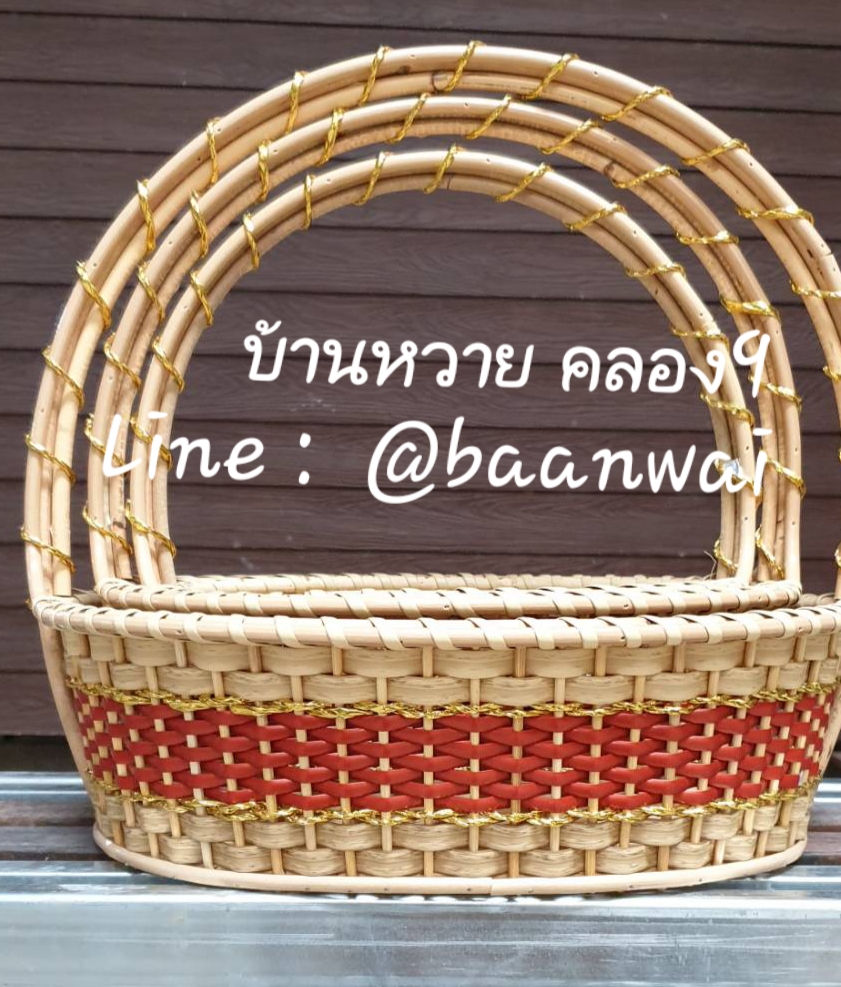 กระเช้า Code-003 หวายเทียม