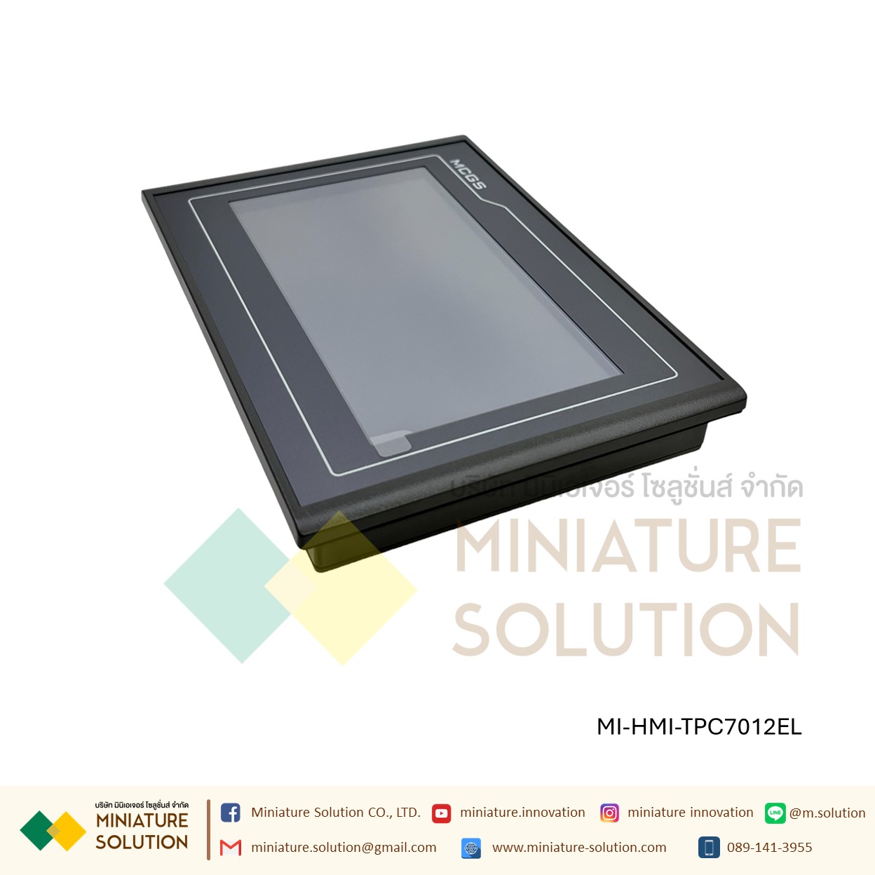 MCGS TPC7012EL 7 inches 24VDC 1COM PORT จอทัชกรีน 7 นิ้ว / TPC7022Ei Ethernet Port