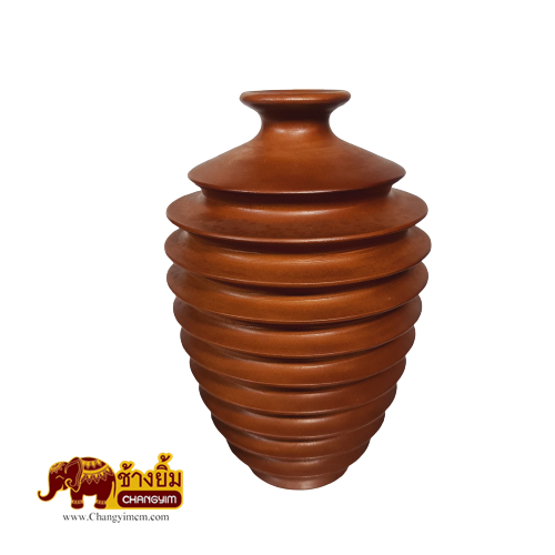 แจกันเกรียวปากแคบ สูง 12 นิ้ว