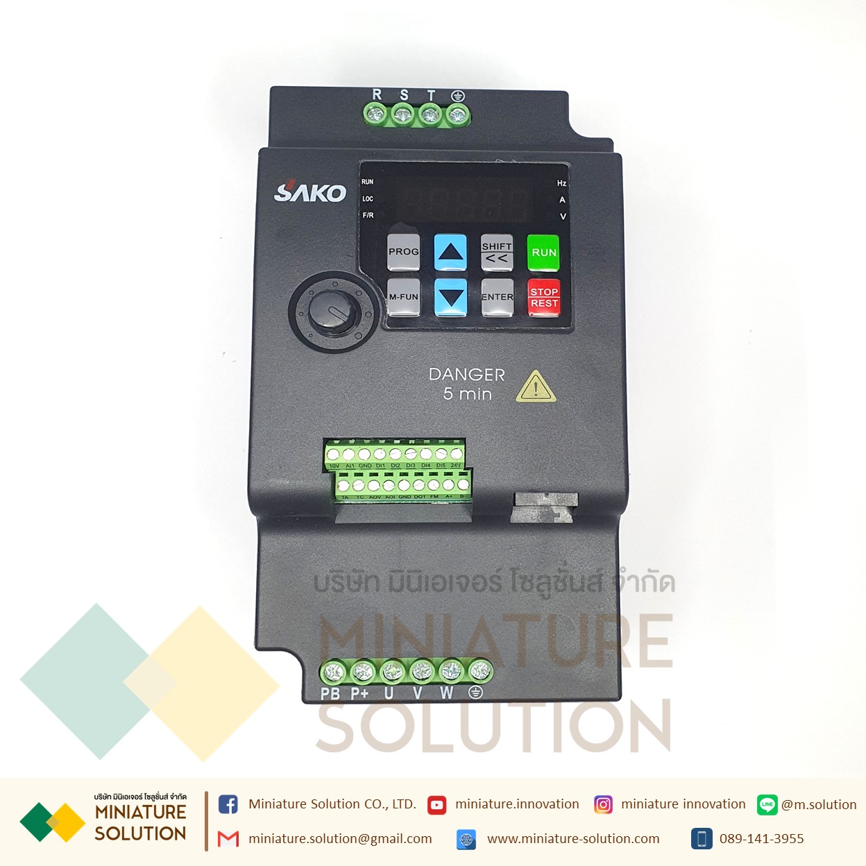 SAKO SKI780 0.75Kw 2.2Kw 5.5Kw Mini Vfd อินเวอร์เตอร์แปลงความถี่ตัวแปลงสําหรับมอเตอร์ 380VAC -> 380VAC