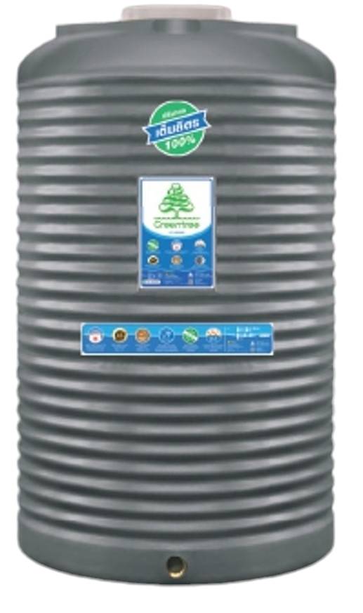 ถังเก็บน้ำบนดินPE กรีนทรี GT-GRAY รุ่น GTGY-2500