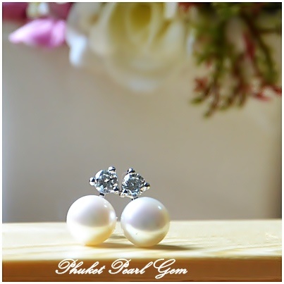 Phuket Pearl Gem Princess Pearl Earring