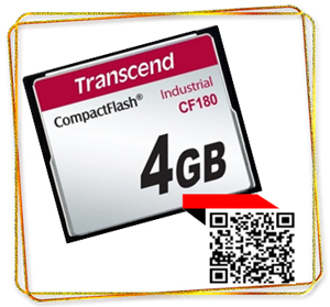 TransCend, Compact Flash Card, CF Card,4Gb,CF180,CF180,CF180i,Industrial Grade,Industrial Temp