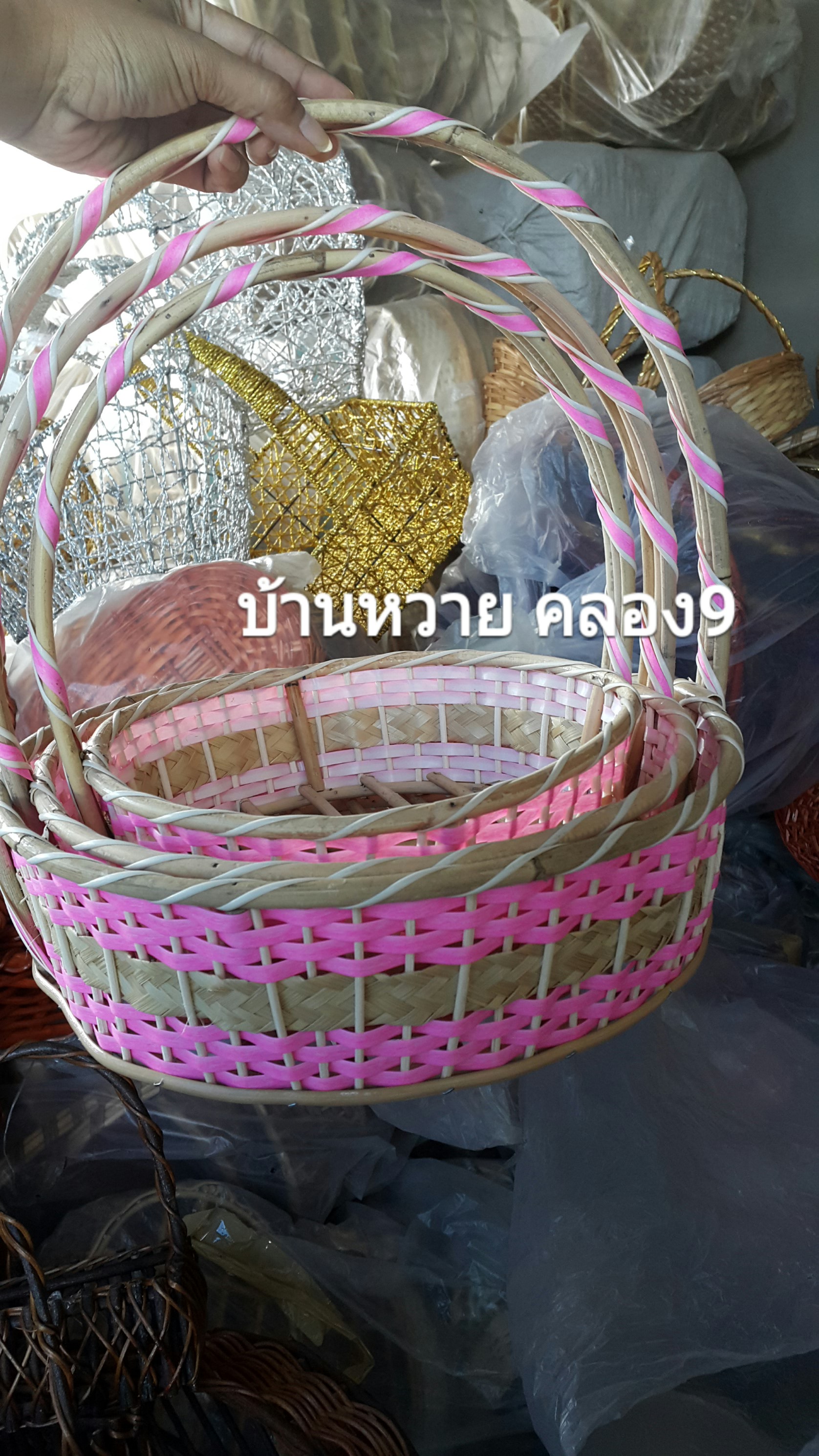 กระเช้า Code-001 ทรงรี