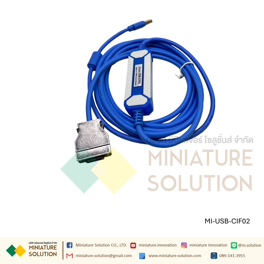 สายลิ้งค์ PLC OMRON CPM1A CPM2A C200HX HG HE ออมรอน USB-CIF02