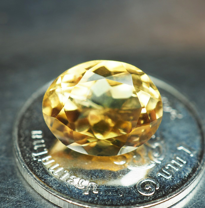 พลอยแท้ซิทริน (Citrine) 4.75 กะรัต