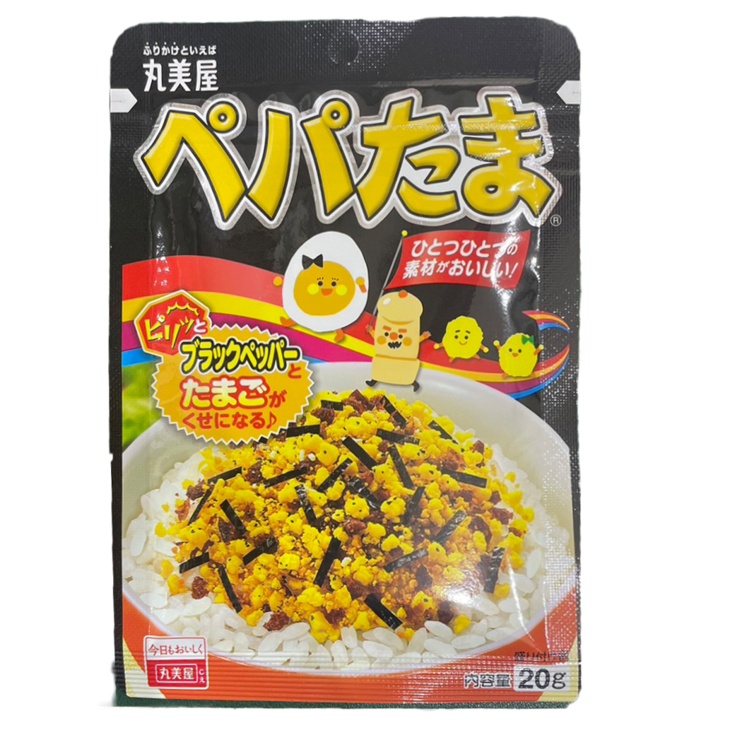 ผงโรยข้าวรสไข่ผสมพริกไทย Marumiya 20 g. (05-8801)