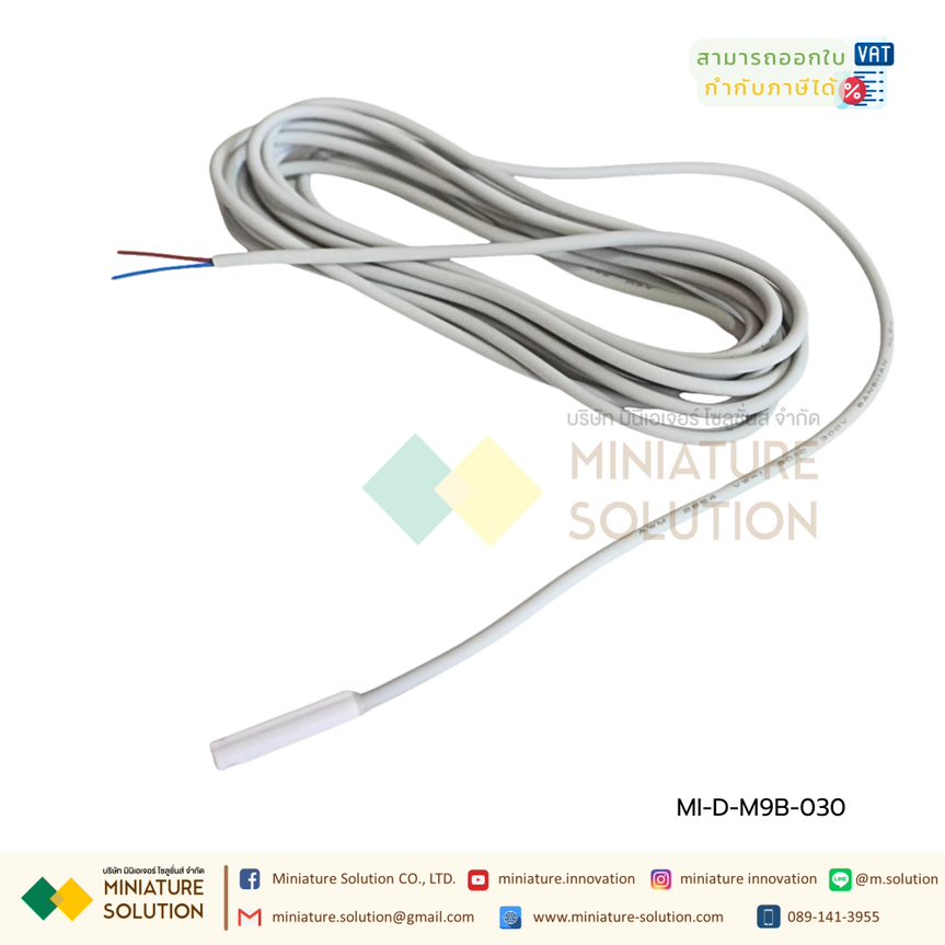 เซนเซอร์กระบอกลม Reed Switch รุ่น D-M9B, 2Wire, NO D-M9B D-M9BL DM9B DM9BL เซ็นเซอร์แม่เหล็ก 2สาย สำหรับกระบอกลม (D-M9B two-wire)